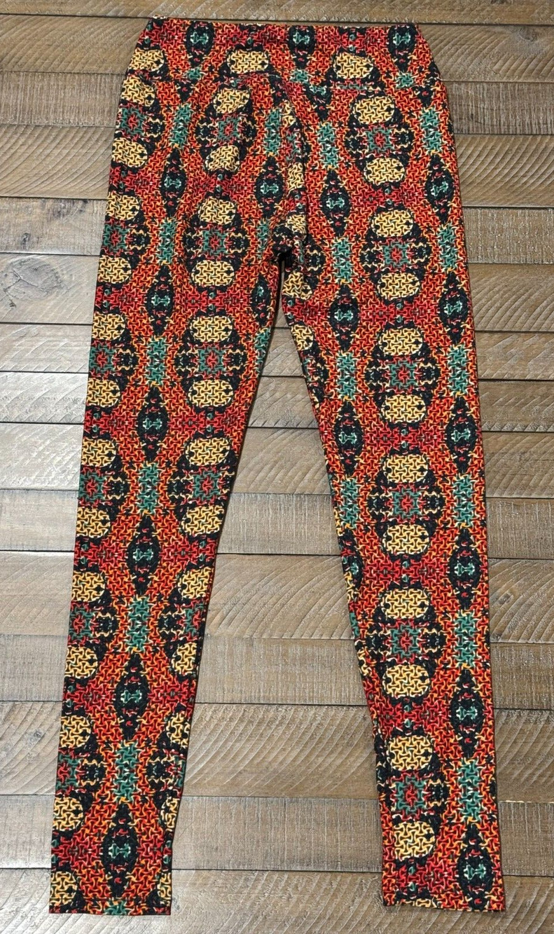 LuLaRoe Leggings Nesting Russian Doll Abstract Digital - OS1